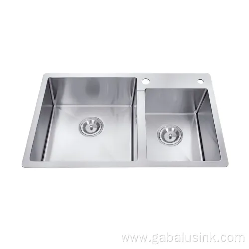 High-grade Commercial and Home Two Bowls Kitchen Sink